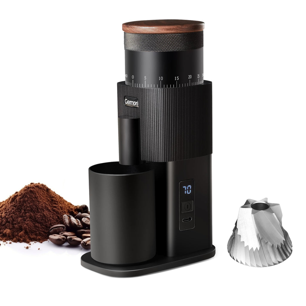 Geimori T38 Battery Coffee Grinder | Portable Espresso & Filter Grinder