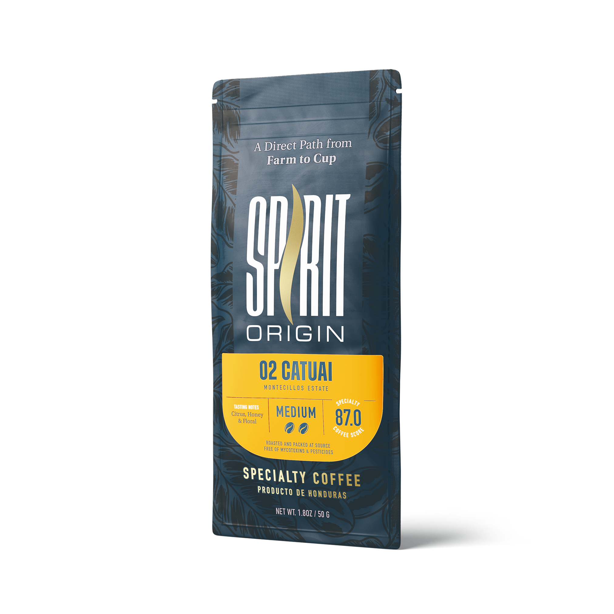 Honduras Montecillos Catuai Washed – Medium Roast Specialty Coffee, 50g Sample