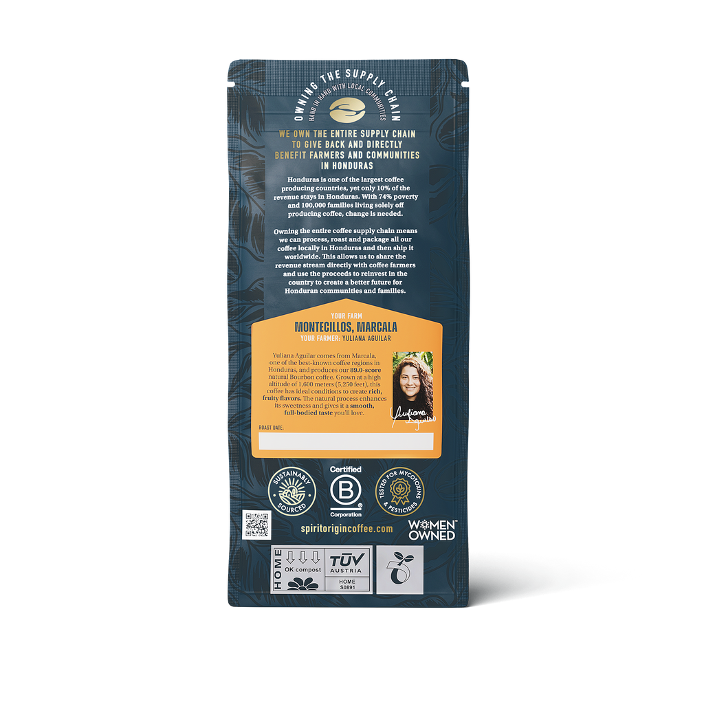 Honduras Montecillos Bourbon Natural – Medium Roast Specialty Coffee, 50g Sample