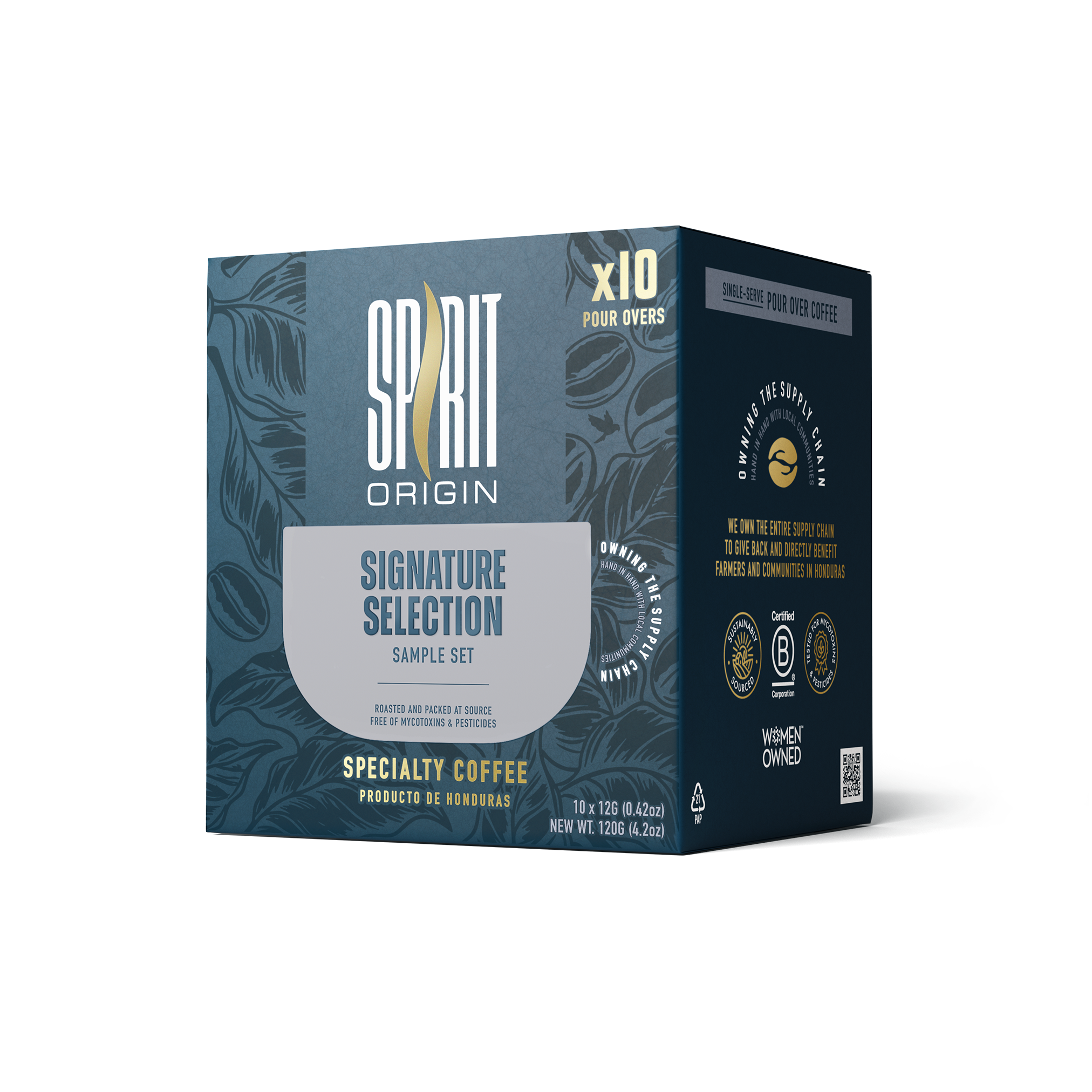 Single-Serve Pour-Over Drip Coffee Bags – Mix Sample Set, Specialty Coffee (10-Pack)